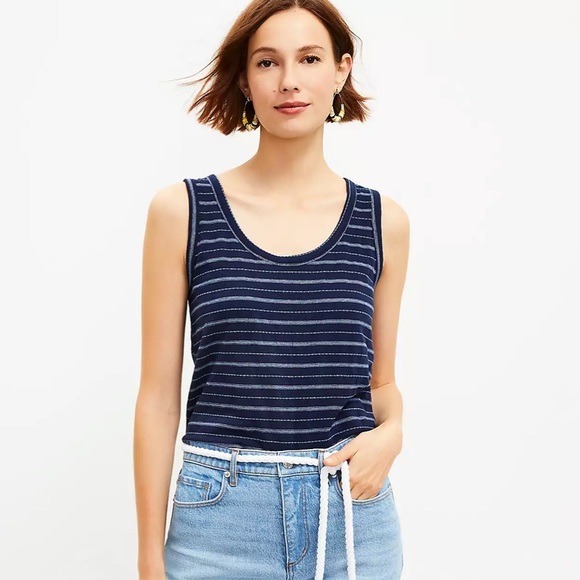 LOFT Striped Everyday Tank - Picture 2 of 3